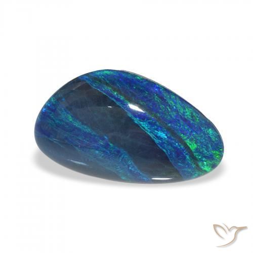 Triplet d'opale Multicolore naturelle Fantaisie, 3.22 ct, Opaque