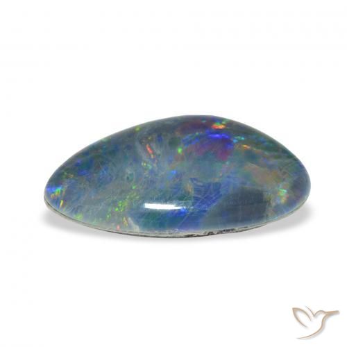Triplet d'opale Multicolore naturelle Fantaisie, 3.75 ct, Opaque