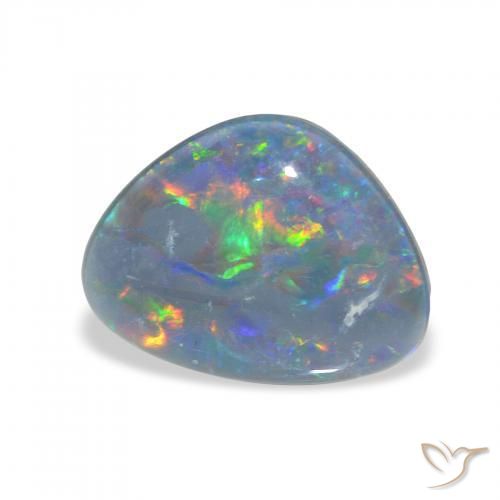 Triplet d'opale Multicolore naturelle Fantaisie, 4.00 ct, Opaque