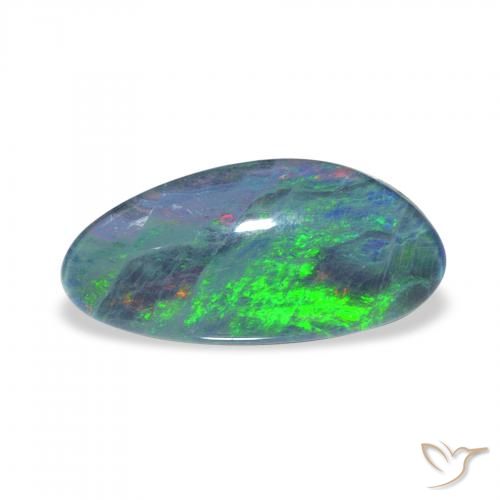 Triplet d'opale Multicolore naturelle Fantaisie, 2.67 ct, Opaque