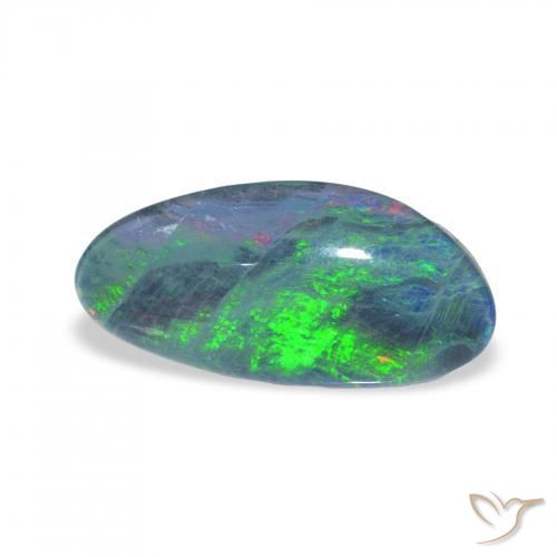 Triplet d'opale Multicolore naturelle Fantaisie, 2.67 ct, Opaque