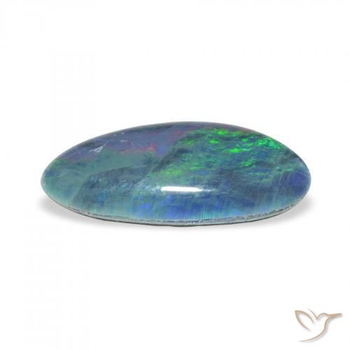 Triplet d'opale Multicolore naturelle Fantaisie, 2.67 ct, Opaque