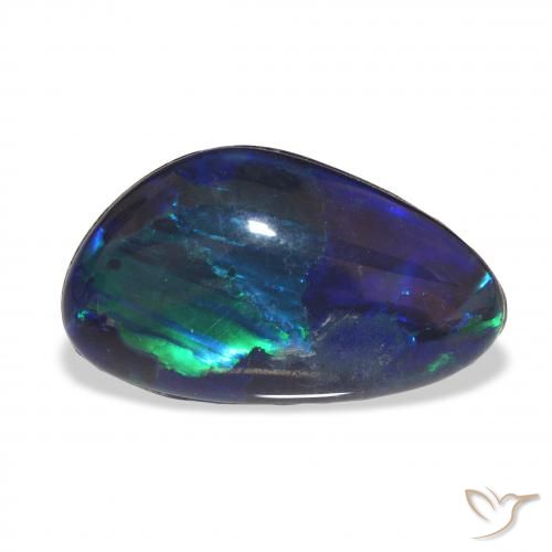 3.77ct Naturel Multicolore Triplet d'opale, Fantaisie, Opaque