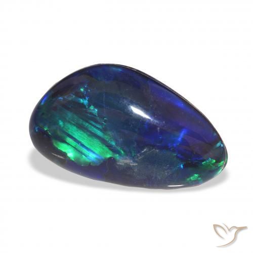 Triplet d'opale Multicolore naturelle Fantaisie, 3.77 ct, Opaque