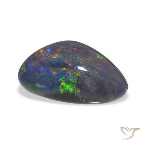 Triplet d'opale Multicolore naturelle Fantaisie, 2.18 ct, Opaque