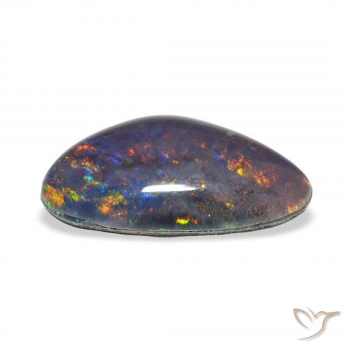 Triplet d'opale Multicolore naturelle Fantaisie, 2.18 ct, Opaque