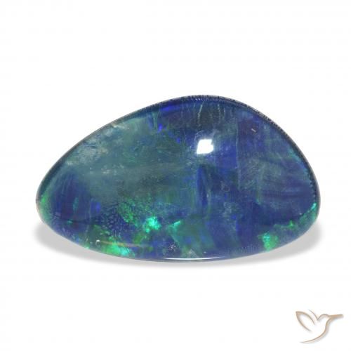 3.62ct Naturel Multicolore Triplet d'opale, Fantaisie, Opaque