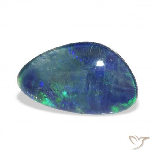 Triplet d'opale Multicolore naturelle Fantaisie, 3.62 ct, Opaque