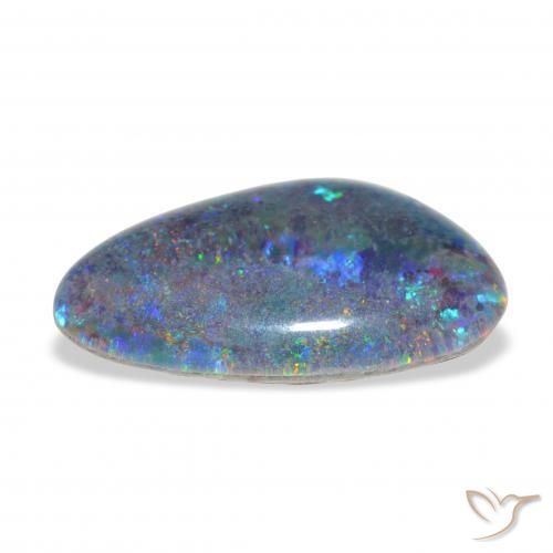 Triplet d'opale Multicolore naturelle Fantaisie, 3.16 ct, Opaque