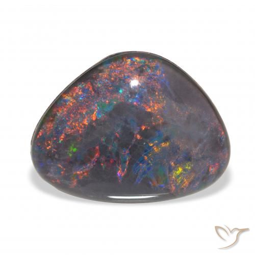 4.24ct Naturel Multicolore Triplet d'opale, Fantaisie, Opaque