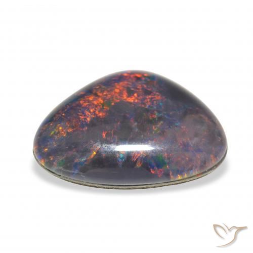 Triplet d'opale Multicolore naturelle Fantaisie, 4.24 ct, Opaque