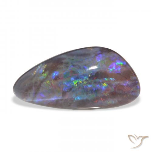 4.45ct Naturel Multicolore Triplet d'opale, Fantaisie, Opaque