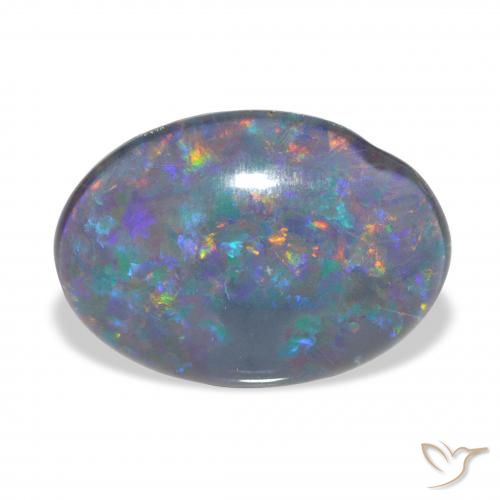 3.75ct Multicolore Triplet d'opale, ovale, Opaque