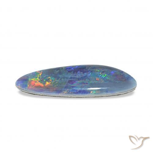Triplet d'opale Multicolore naturelle Fantaisie, 4.33 ct, Opaque