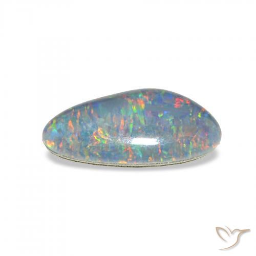 Triplet d'opale Multicolore naturelle Fantaisie, 3.84 ct, Opaque
