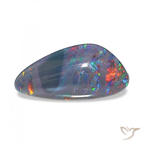 4.17ct Multicolore Triplet d'opale, Fantaisie, Opaque