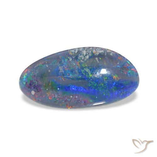 3.56ct Multicolore Triplet d'opale, Fantaisie, Opaque