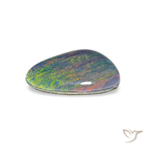 Triplet d'opale Multicolore naturelle Fantaisie, 1.57 ct, Opaque