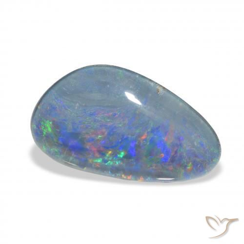 Triplet d'opale Multicolore naturelle Fantaisie, 8.97 ct, Opaque