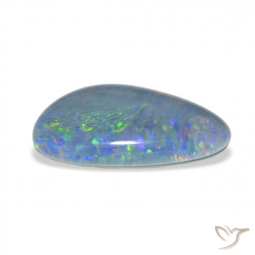 Triplet d'opale Multicolore naturelle Fantaisie, 8.97 ct, Opaque
