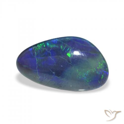 Triplet d'opale Multicolore naturelle Fantaisie, 3.33 ct, Opaque