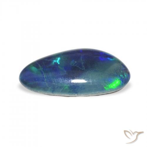 Triplet d'opale Multicolore naturelle Fantaisie, 3.33 ct, Opaque