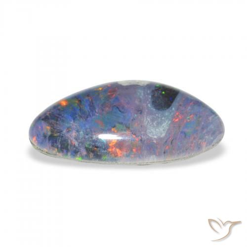 Triplet d'opale Multicolore naturelle Fantaisie, 4.02 ct, Opaque