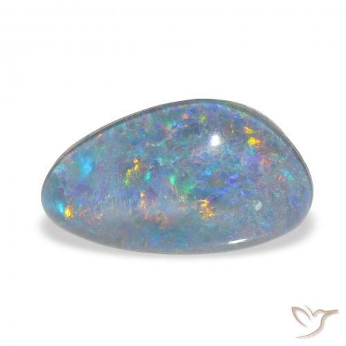 3.39ct Multicolore Triplet d'opale, Fantaisie, Opaque