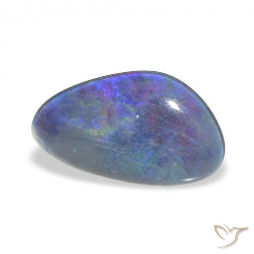 Triplet d'opale Multicolore naturelle Fantaisie, 3.15 ct, Opaque