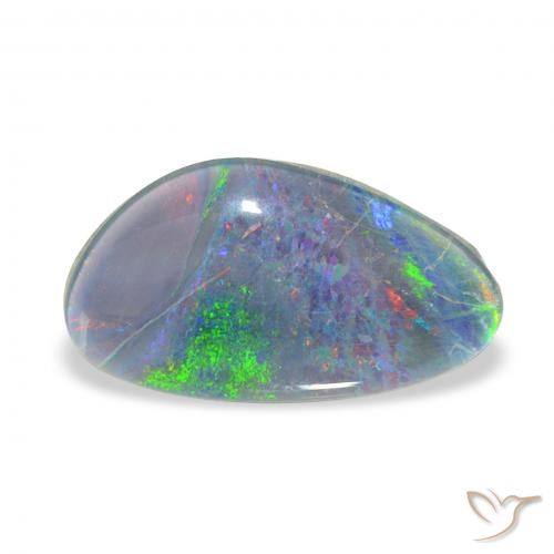 3.21ct Naturel Multicolore Triplet d'opale, Fantaisie, Opaque