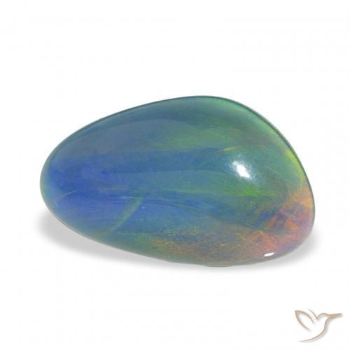 Triplet d'opale Multicolore naturelle Fantaisie, 3.88 ct, Opaque