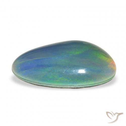 Triplet d'opale Multicolore naturelle Fantaisie, 3.88 ct, Opaque