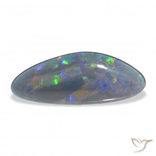 6.71ct Multicolore Triplet d'opale, Fantaisie, Opaque