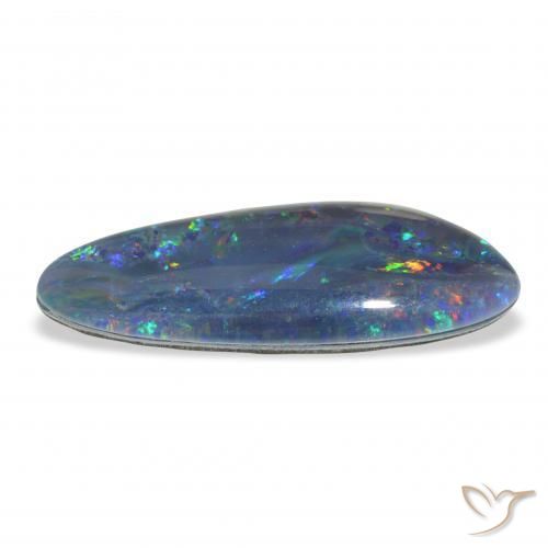 Triplet d'opale Multicolore naturelle Fantaisie, 6.48 ct, Opaque