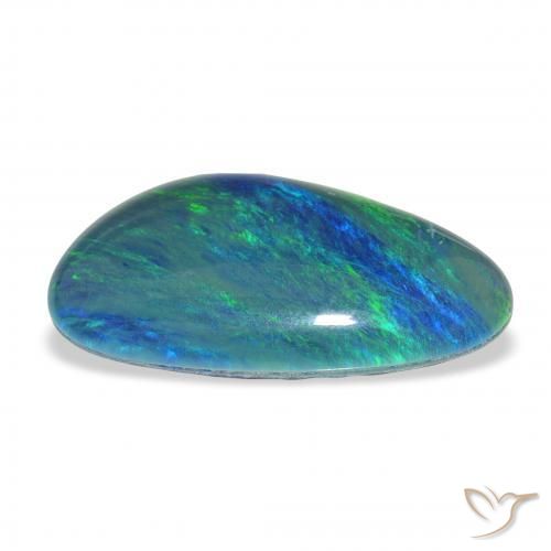 Triplet d'opale Multicolore naturelle Fantaisie, 9.60 ct, Opaque