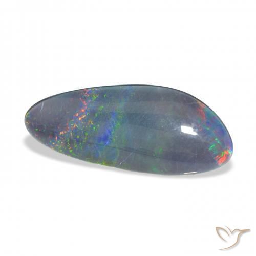 Triplet d'opale Multicolore naturelle Fantaisie, 6.61 ct, Opaque