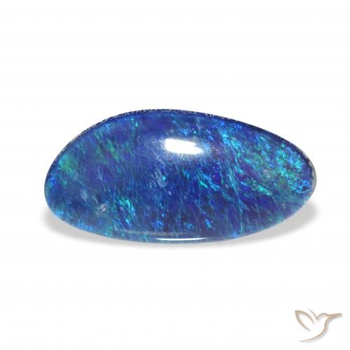 3.40ct Naturel Multicolore Triplet d'opale, Fantaisie, Opaque