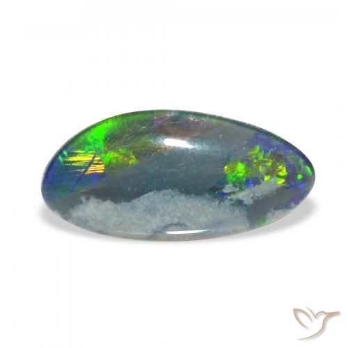 3.22ct Multicolore Triplet d'opale, Fantaisie, Opaque