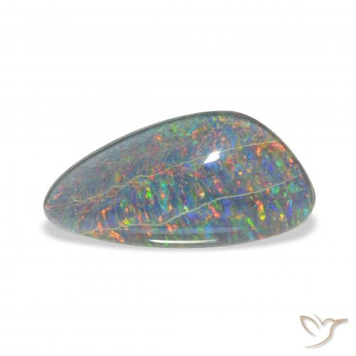 4.23ct Multicolore Triplet d'opale, Fantaisie, Opaque