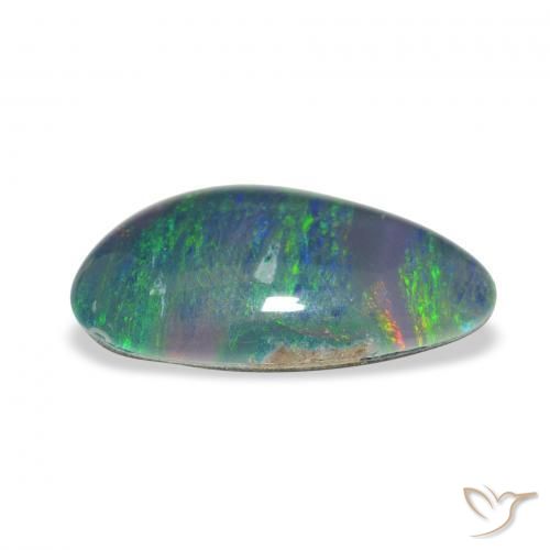 Triplet d'opale Multicolore naturelle Fantaisie, 3.07 ct, Opaque