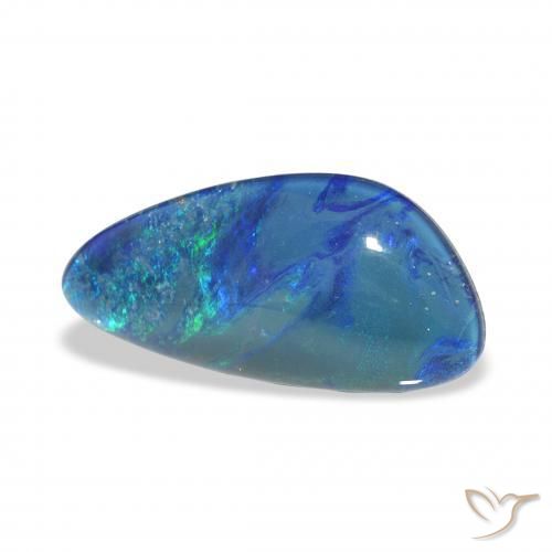 Triplet d'opale Multicolore naturelle Fantaisie, 4.27 ct, Opaque