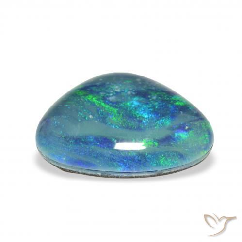 Triplet d'opale Multicolore naturelle Fantaisie, 4.02 ct, Opaque