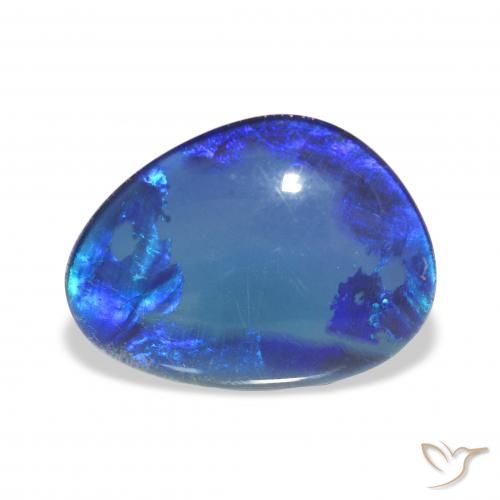 6.61ct Naturel Multicolore Triplet d'opale, Fantaisie, Opaque
