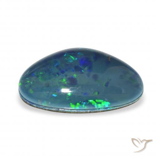 Triplet d'opale Multicolore naturelle Fantaisie, 7.04 ct, Opaque