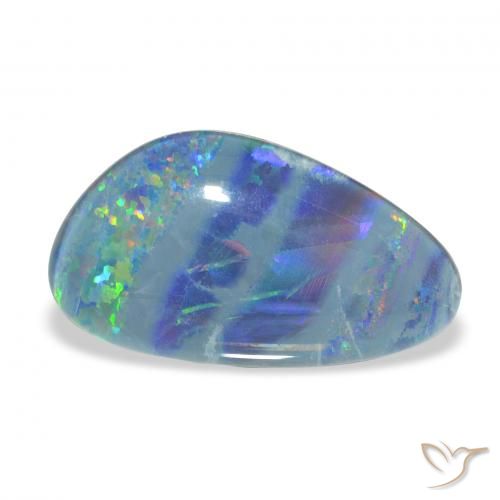 7.90ct Multicolore Triplet d'opale, Fantaisie, Opaque