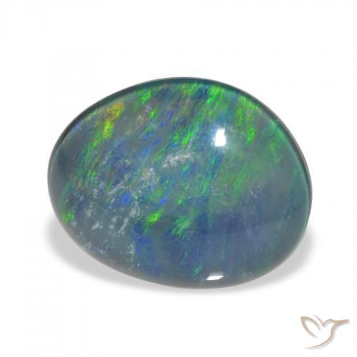 Triplet d'opale Multicolore naturelle Fantaisie, 9.32 ct, Opaque