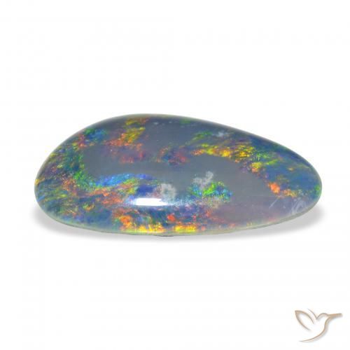 Triplet d'opale Multicolore naturelle Fantaisie, 8.68 ct, Opaque