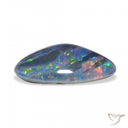 Triplet d'opale Multicolore naturelle Fantaisie, 6.75 ct, Opaque
