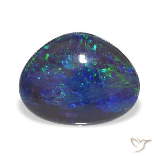 6.91ct Multicolore Triplet d'opale, Fantaisie, Opaque