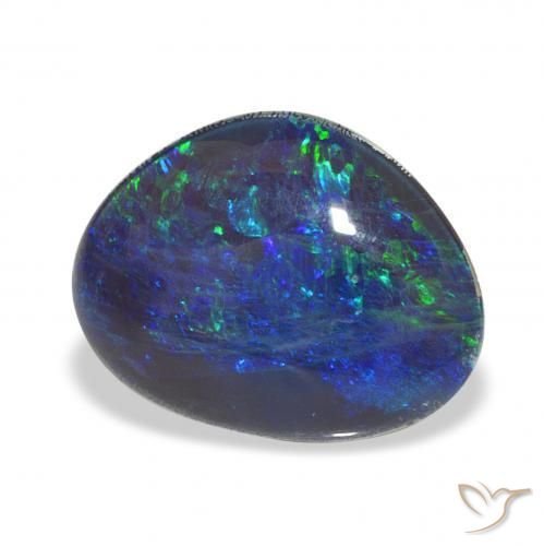 Triplet d'opale Multicolore naturelle Fantaisie, 6.91 ct, Opaque